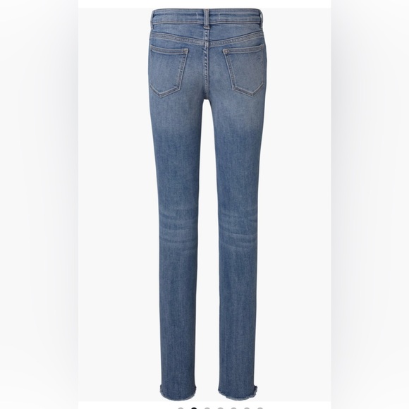 Kids DL1961 jeans, girls, size 7, slim-fit, adjustable waistband - Picture 2 of 6